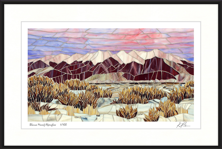 Blanca Massif Alpenglow Print