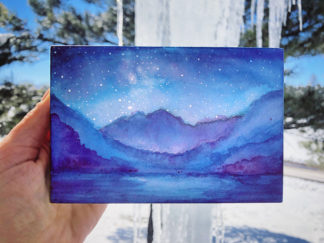 Indigo Night at Maroon Bells