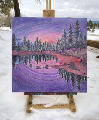 Sunset at Sparks Lake