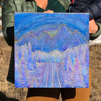 Wintery Teton Nightscape