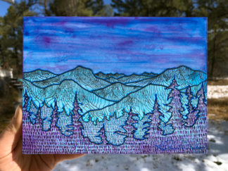 Dawn at Blue Ridge Mountains