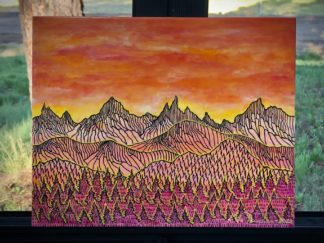 Golden Mountain Sunset