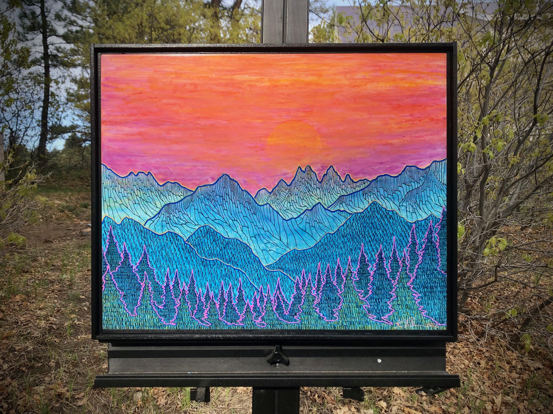 Sunrise Over the Sangre de Cristo Mountains - Kasia Polkowska