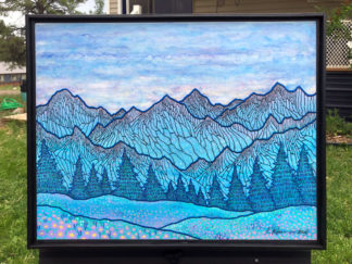 Dawn at an Aster Mountain Meadow