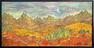 Autumn Crescent Moon