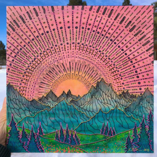 Beaming Mountain Sunrise II