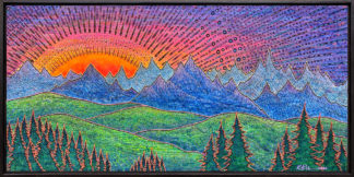 Beaming Rocky Mountain Sun