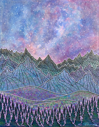 Milkyway Above the Summer Meadow II