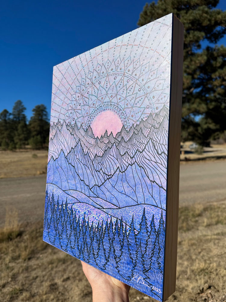 Mandala Sunrise IV - Kasia Polkowska