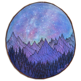 Starry Night Above the Rockies III