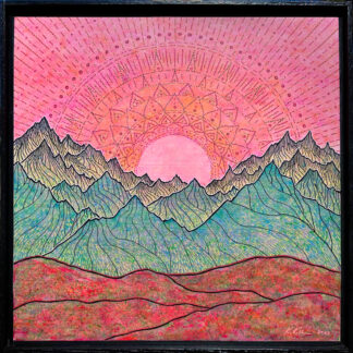 Pomegranate Mandala Sunset