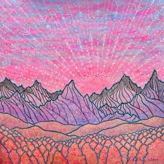 Frosty Autumn Sunset