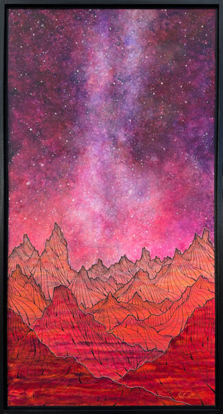 Crimson Night Sky Symphony