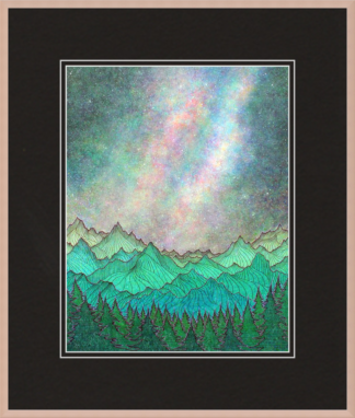 Emerald Summer Night Limited Edition Giclee Print ~ 11"x14"