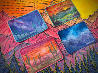 Set of 4 Exterior Quality Vinyl Stickers - Each a 4"x3" Rectangle