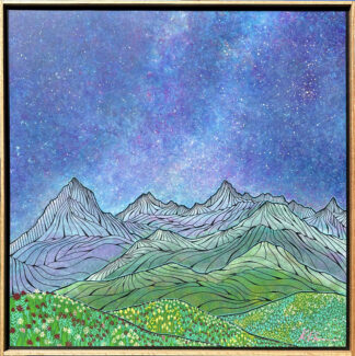 Mystical San Juan Night II - 25"x25"