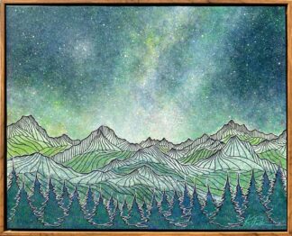 San Juan Summer Night XII ~ 17"x21" Framed