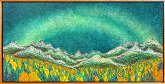 Enchanted San Juan Mountains Under the Night Sky ~ 36"x72"