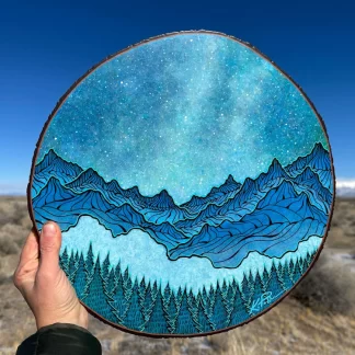 Indigo Night ~ 14” Diameter